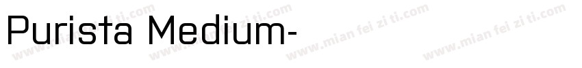 Purista Medium字体转换